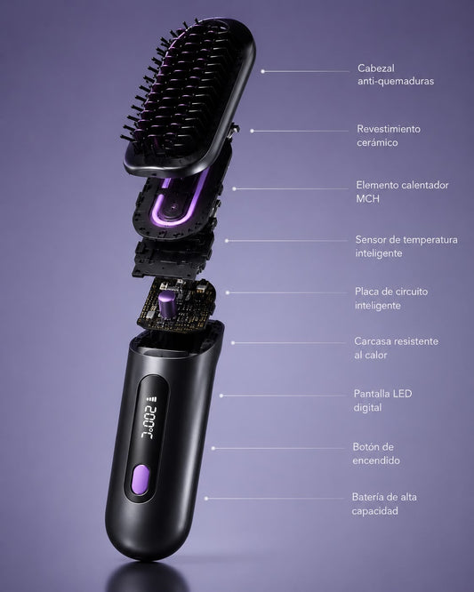 SmoothBrush™ | Cepillo Alisador Inalámbrico