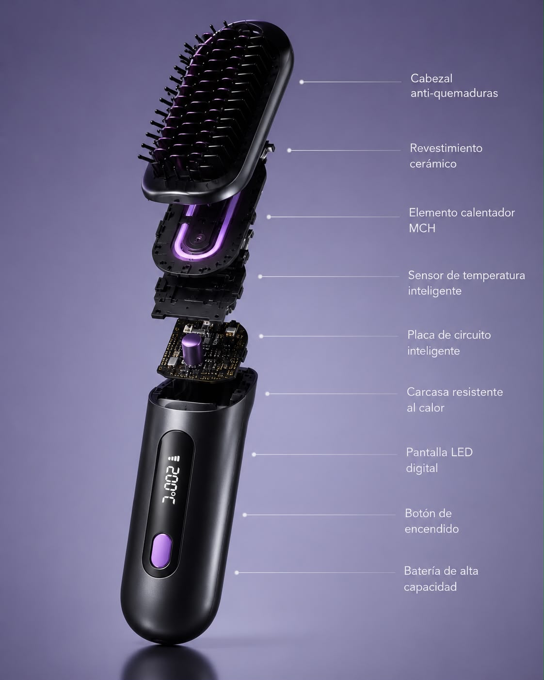 SmoothBrush™ | Cepillo Alisador Inalámbrico